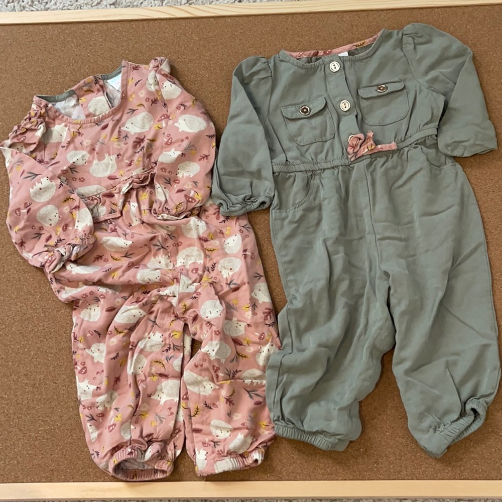 Baby girl romper set